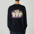 グッズショップKAZUのよってきたよハートけあうさトリオ Heavyweight Crew Neck Sweatshirt