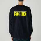 リジット・モータースポーツのRIGID透過黄ロゴ Heavyweight Crew Neck Sweatshirt