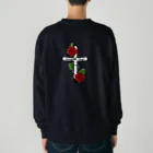 ㌍のるつぼの殺戮キューピットちゃん Heavyweight Crew Neck Sweatshirt