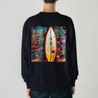 LOCO_のサーフボードのプリントグッズ Heavyweight Crew Neck Sweatshirt