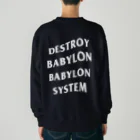 GANGSTANCE CLOTHINGのDESTROY BABYLON BABYLON SYSTEM ヘビーウェイトスウェット