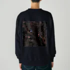 S204_NanaのNGC1539と分子雲 Heavyweight Crew Neck Sweatshirt