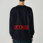 ドルオタ - アイドルオタク向けショップのAmlog Red Logo Collection Heavyweight Crew Neck Sweatshirt