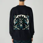 りゅうの店の馬、神秘的 Heavyweight Crew Neck Sweatshirt