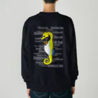 LalaHangeulのSeahorse Dad バックプリント Heavyweight Crew Neck Sweatshirt