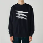 segasworksのワニワニワニさん（白） Heavyweight Crew Neck Sweatshirt