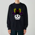 ナチュラルサトシのめへの悪魔と髑髏 Heavyweight Crew Neck Sweatshirt