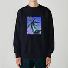 わらしゃんどのヤシの木 Heavyweight Crew Neck Sweatshirt