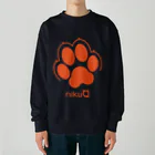 WebArtsの肉球をモチーフにしたオリジナルブランド「nikuQ」（犬タイプ）です Heavyweight Crew Neck Sweatshirt