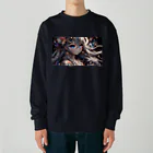 Sesilionの月下の神秘的な夜 Heavyweight Crew Neck Sweatshirt