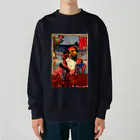 saitosekaiのお江戸ガーリー Heavyweight Crew Neck Sweatshirt