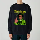 guitarparkのThis is by you Heavyweight Crew Neck Sweatshirt