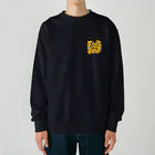 ロジローのあっかんべーこ(黄) Heavyweight Crew Neck Sweatshirt