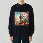 ねこ好き姉貴のねこ好き姉貴 Heavyweight Crew Neck Sweatshirt