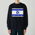 お絵かき屋さんのイスラエルの国旗 Heavyweight Crew Neck Sweatshirt