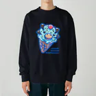 segasworksの恐竜アイスクリーム〜ザクザクアンキロサウルス〜 Heavyweight Crew Neck Sweatshirt