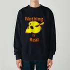 『NG （Niche・Gate）』ニッチゲート-- IN SUZURIのNothing Is Real.（黄色） Heavyweight Crew Neck Sweatshirt