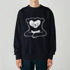 ナラティヴ・ラボ マーケットのくまざわくん（ホワイトライン） Heavyweight Crew Neck Sweatshirt