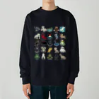 すとろべりーガムFactoryのドットUMA図鑑 Heavyweight Crew Neck Sweatshirt