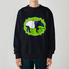 LalaHangeulのマレーバク　ハングルデザイン Heavyweight Crew Neck Sweatshirt