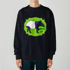 LalaHangeulのマレーバク　英語バージョン Heavyweight Crew Neck Sweatshirt