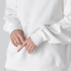 ヤママユ(ヤママユ・ペンギイナ)のふたごのフンボルトペンギン Heavyweight Crew Neck Sweatshirt