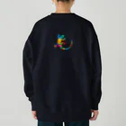 cuuyabowのカラフルヤモリ Heavyweight Crew Neck Sweatshirt