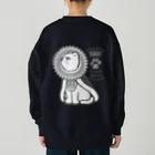 Charamaru Marketのエリザベスカラー猫 Heavyweight Crew Neck Sweatshirt