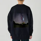 S204_Nanaのリゲルを貫く大火球 Heavyweight Crew Neck Sweatshirt