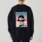 ねぎとろ直売所の優しいあの子 Heavyweight Crew Neck Sweatshirt