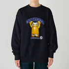 LONESOME TYPE ススのビールジョッキ🍺(猫) Heavyweight Crew Neck Sweatshirt