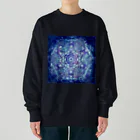 Anna’s galleryの碧の結晶 11 Heavyweight Crew Neck Sweatshirt