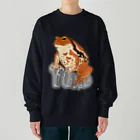 LalaHangeulのTOAD (ヒキガエル) 英字バージョン Heavyweight Crew Neck Sweatshirt