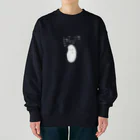 手書き家の俺のバックには7人の神がいるんだぜ米 Heavyweight Crew Neck Sweatshirt