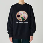 YOLKのおかめうどん Heavyweight Crew Neck Sweatshirt