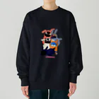 ヤママユ(ヤママユ・ペンギイナ)のうさぺん。 Heavyweight Crew Neck Sweatshirt