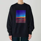 わらしゃんどの夕暮れ Heavyweight Crew Neck Sweatshirt