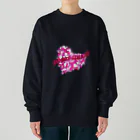 MZグラフィックスのスイートハート　ピンク Heavyweight Crew Neck Sweatshirt