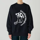 kinoko_ojisanのきのこのおじさんヴィンテージデザイン Heavyweight Crew Neck Sweatshirt