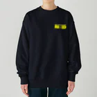 リジット・モータースポーツのRIGID透過黄ロゴ Heavyweight Crew Neck Sweatshirt