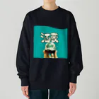 悪者のしゅごい、酒豪 Heavyweight Crew Neck Sweatshirt