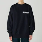 リジット・モータースポーツのALPHA白-RIGID白 Heavyweight Crew Neck Sweatshirt