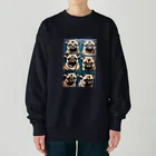 TakashiSのThe Pug Spectrum Heavyweight Crew Neck Sweatshirt