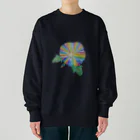 NANASHOPの虹色の朝顔 Heavyweight Crew Neck Sweatshirt