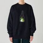 It's a small world_Haggyの苔テラリウム（登山） Heavyweight Crew Neck Sweatshirt