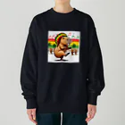 トマト182のお店のレゲエカピバラ２ Heavyweight Crew Neck Sweatshirt