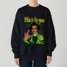 guitarparkのThis is by you Heavyweight Crew Neck Sweatshirt