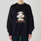 いちごプードルのコックのライくん Heavyweight Crew Neck Sweatshirt