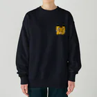 ロジローのあっかんべーこ(黄) Heavyweight Crew Neck Sweatshirt