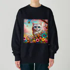 ねこ好き姉貴のねこ好き姉貴 Heavyweight Crew Neck Sweatshirt